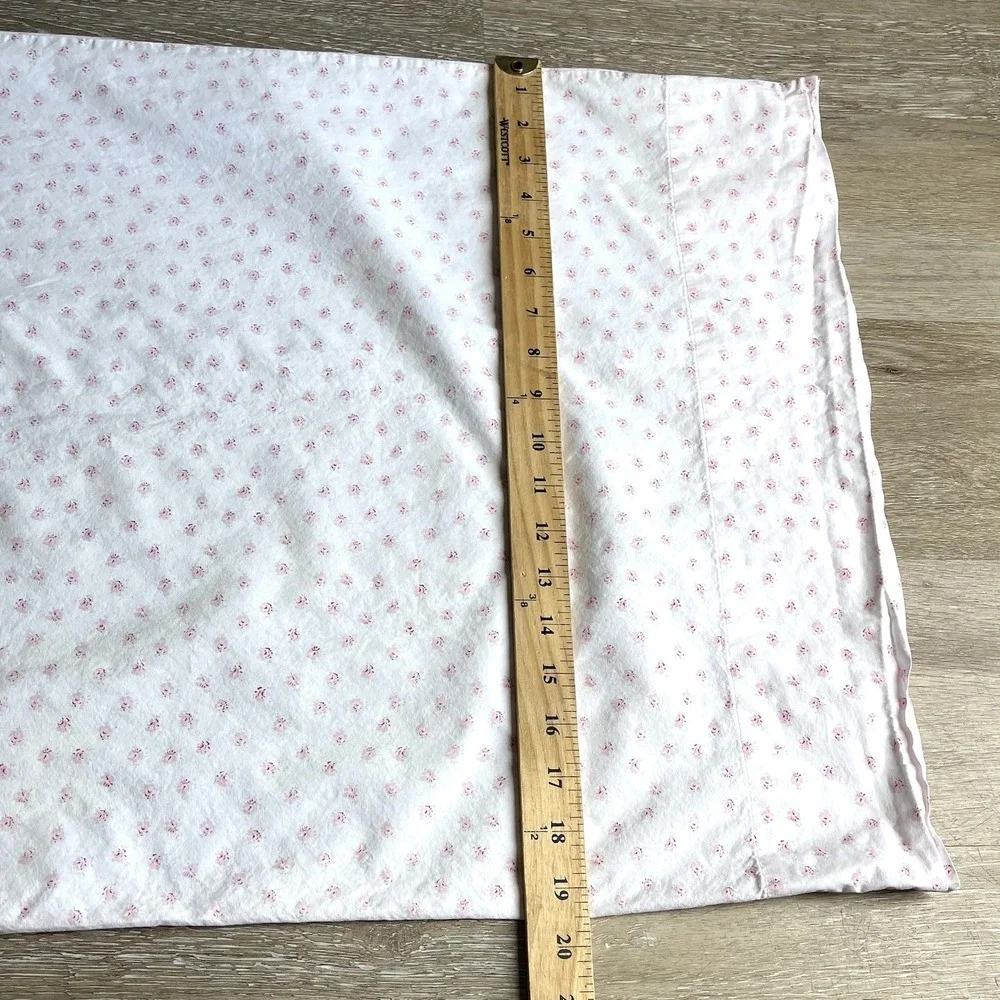 Simply Shabby Chic MON AMI Pink Rosebud Pillowcase King Size 100% Cotton